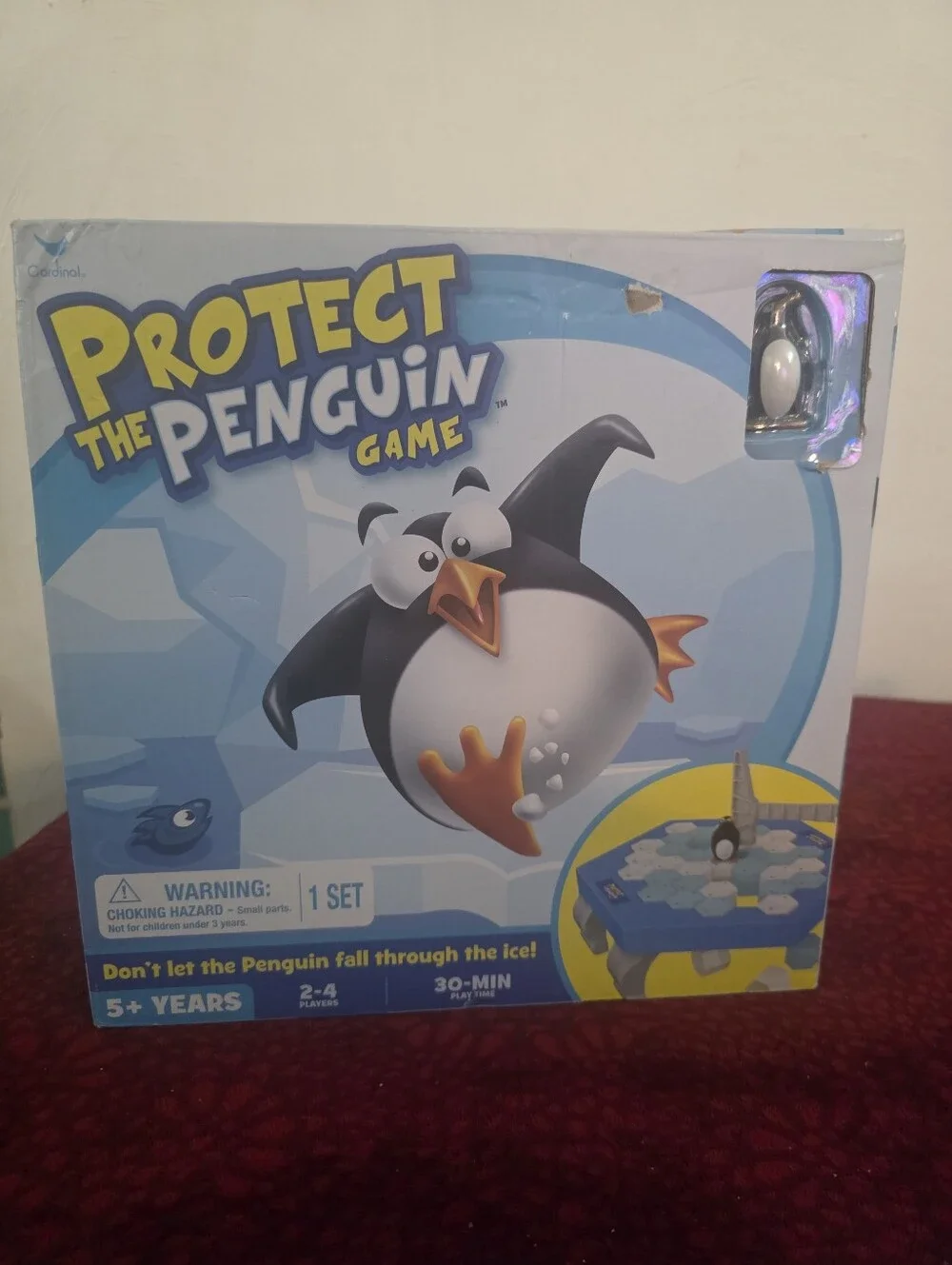 Protect the Penguin Game - Blue Penguin Ice Rescue Toy